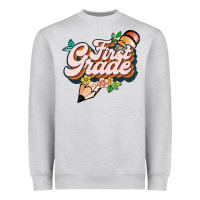 Heather Grey first grade Heavyweight Sweatshirt - JahusDesignShop