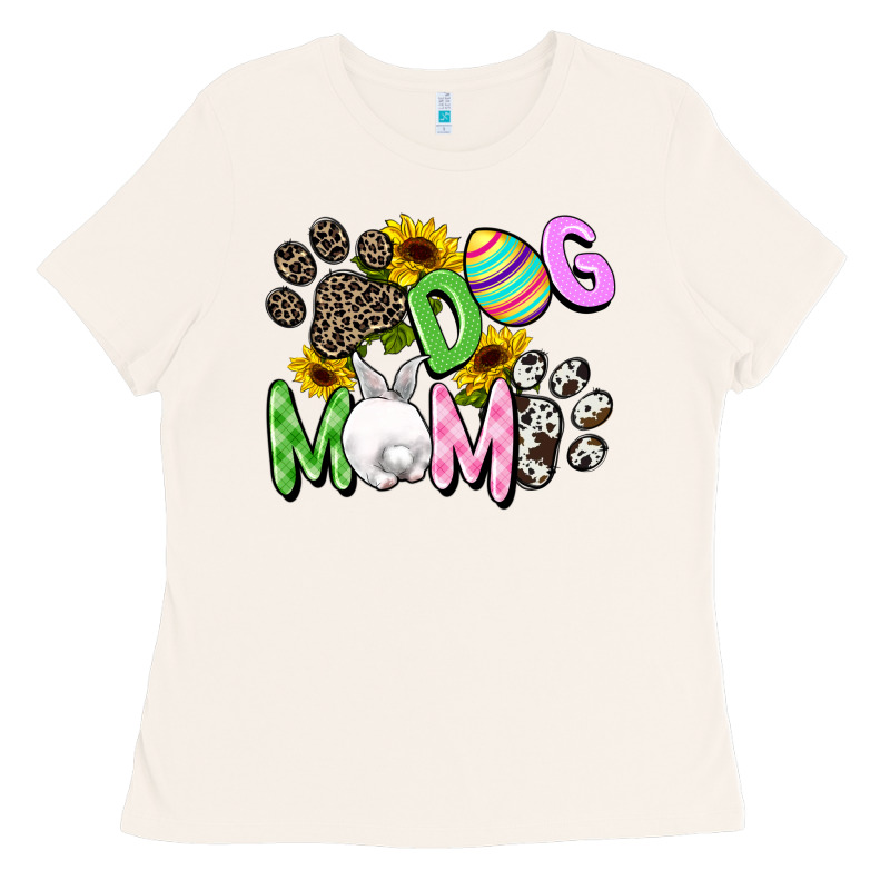 Dog Mom Easter Mother's Day Ladies Tee by FaDigitalArtStudio | Teevron