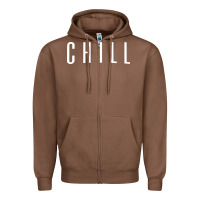 Chestnut chill Zipper Hoodie - DesigneFamous