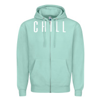 Seafoam chill Zipper Hoodie - DesigneFamous