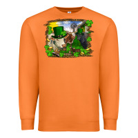 Carrot St patrick's day cows Premium Sweatshirt - RanaPortraitStore