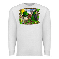 Oatmeal Heather St patrick's day cows Premium Sweatshirt - RanaPortraitStore