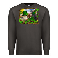 Smoke St patrick's day cows Premium Sweatshirt - RanaPortraitStore