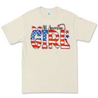 Bone All American Girl Bandana Premium Tee - CowCowDesign