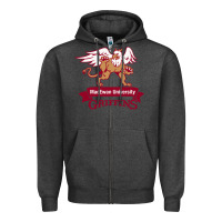 Charcoal Heather macewan academic Zipper Hoodie - DesigneFamous
