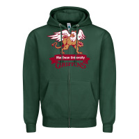 Sports Green macewan academic Zipper Hoodie - DesigneFamous