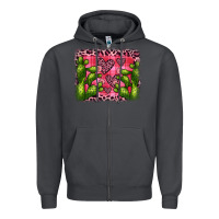 Smoke valentine's day cactus background Zipper Hoodie - JahusDesignShop
