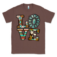 Chestnut turquoise serape love Classic Tee - Jasminsmagicworld