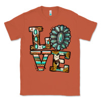 Copper turquoise serape love Classic Tee - Jasminsmagicworld