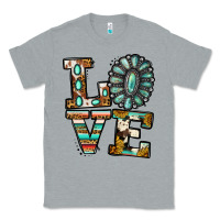 Turquoise Serape Love Classic Tee | Teevron