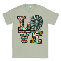 Matcha turquoise serape love Classic Tee - Jasminsmagicworld