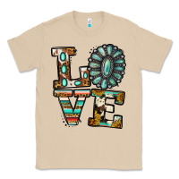 Mushroom turquoise serape love Classic Tee - Jasminsmagicworld