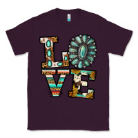 Plum turquoise serape love Classic Tee - Jasminsmagicworld