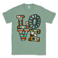 Sage turquoise serape love Classic Tee - Jasminsmagicworld