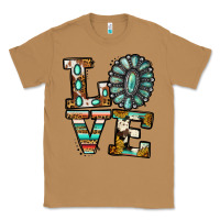 Toasted Coconut turquoise serape love Classic Tee - Jasminsmagicworld
