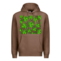 Chestnut shamrock and leopard Premium Hoodie - RanaPortraitStore