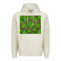 Oatmeal Heather shamrock and leopard Premium Hoodie - RanaPortraitStore