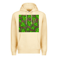 Pina Colada shamrock and leopard Premium Hoodie - RanaPortraitStore