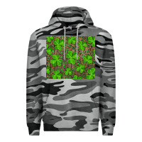 Slate Camo shamrock and leopard Premium Hoodie - RanaPortraitStore