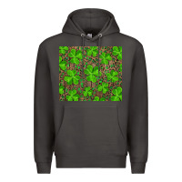 Smoke shamrock and leopard Premium Hoodie - RanaPortraitStore