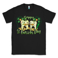 Black Happy St. Patrick's Day Tooth Dentist Classic Tee - CowGirlArtShop