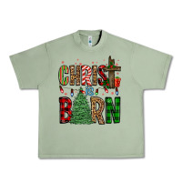 Oil Green christ is born Urban Heavy Tee - FaDigitalArtStudio