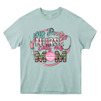 Arona My favorite Nurse calls me mom Heavy Core Tee - CowGirlArtShop
