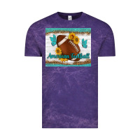 Cloud Purple american football and butterfly mousepad Vintage Tee - BundleAndBundleShop