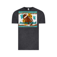 Vintage Black american football and butterfly mousepad Vintage Tee - BundleAndBundleShop