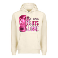 Tofu Breast cancer no one fights alone boxing Premium Hoodie - Artiststas