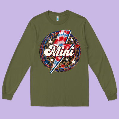 Western Mini  4th Of July Long Sleeve Tee Designed By Lillyallendesigns
