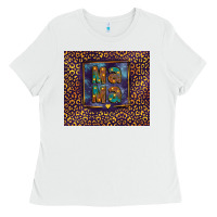 White Leopard mama Ladies Tee - FaDigitalArtStudio