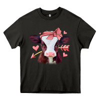 Asphalt valentines day baby calf Heavy Core Tee - Jasminsmagicworld