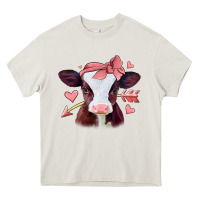 Cream valentines day baby calf Heavy Core Tee - Jasminsmagicworld