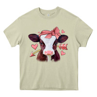 Mossy valentines day baby calf Heavy Core Tee - Jasminsmagicworld