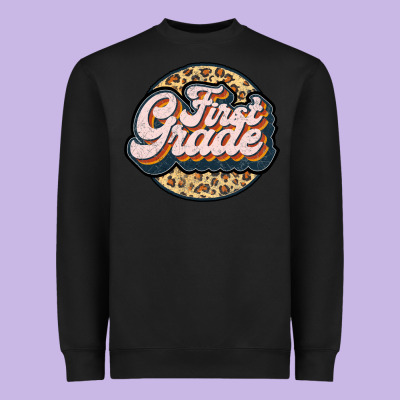 First Grade Heavyweight Sweatshirt Designed By Jahusdesignshop