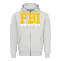 Dove Grey FBI, Female Body Inspector Funny Zipper Hoodie - DesigneFamous