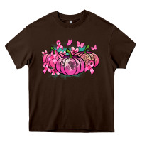 Chocolate Brown Cancer pumpkins Cancer Awareness Heavy Core Tee - HowdyJamesFarm