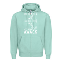 Seafoam e 3 sentry awacs plane gift Zipper Hoodie - DesigneFamous