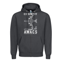 Smoke e 3 sentry awacs plane gift Zipper Hoodie - DesigneFamous
