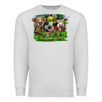 Dove Grey St patrick's day heifers Premium Sweatshirt - RanaPortraitStore