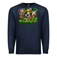 Navy St patrick's day heifers Premium Sweatshirt - RanaPortraitStore