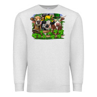 Oatmeal Heather St patrick's day heifers Premium Sweatshirt - RanaPortraitStore