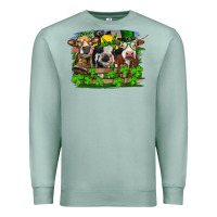 Seafoam St patrick's day heifers Premium Sweatshirt - RanaPortraitStore