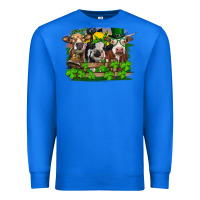 True Royal St patrick's day heifers Premium Sweatshirt - RanaPortraitStore