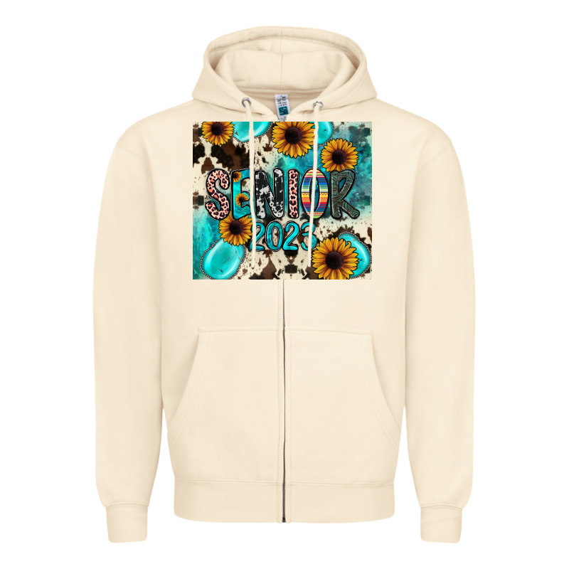 Senior 2023 Zipper Hoodie by JahusDesignShop | Teevron