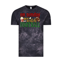 Cloud Black on sunday we watch football Vintage Tee - BundleAndBundleShop