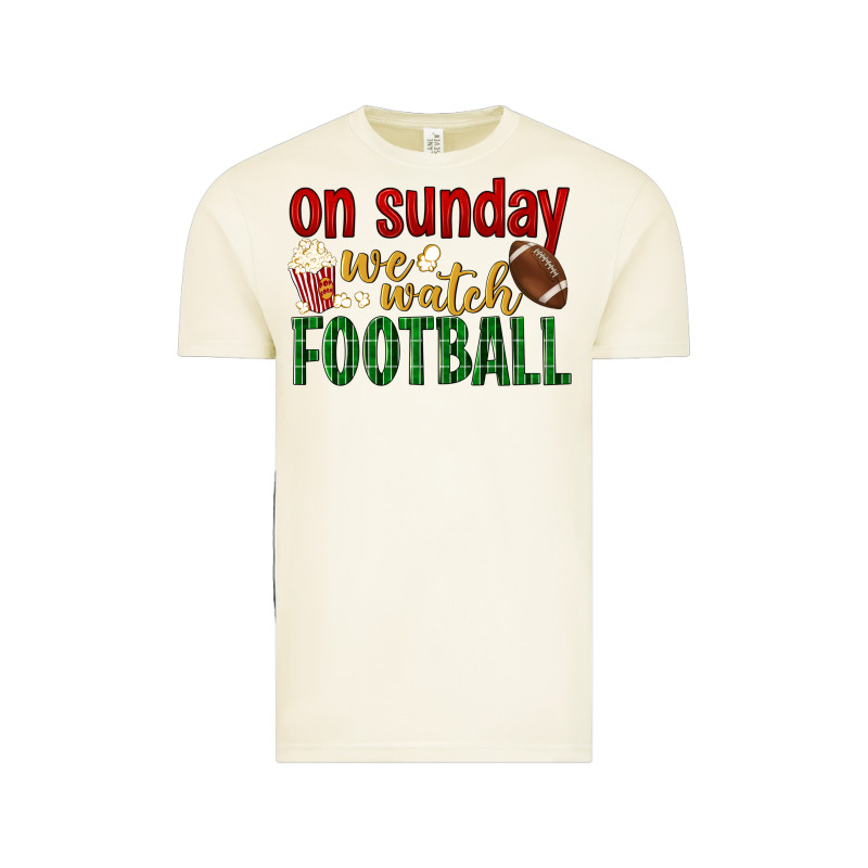 On Sunday We Watch Football Vintage Tee by BundleAndBundleShop | Teevron