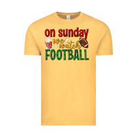 Vintage Mustard on sunday we watch football Vintage Tee - BundleAndBundleShop