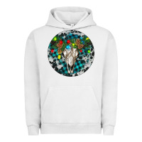 Bull Skull Christmas Urban Hoodie | Teevron